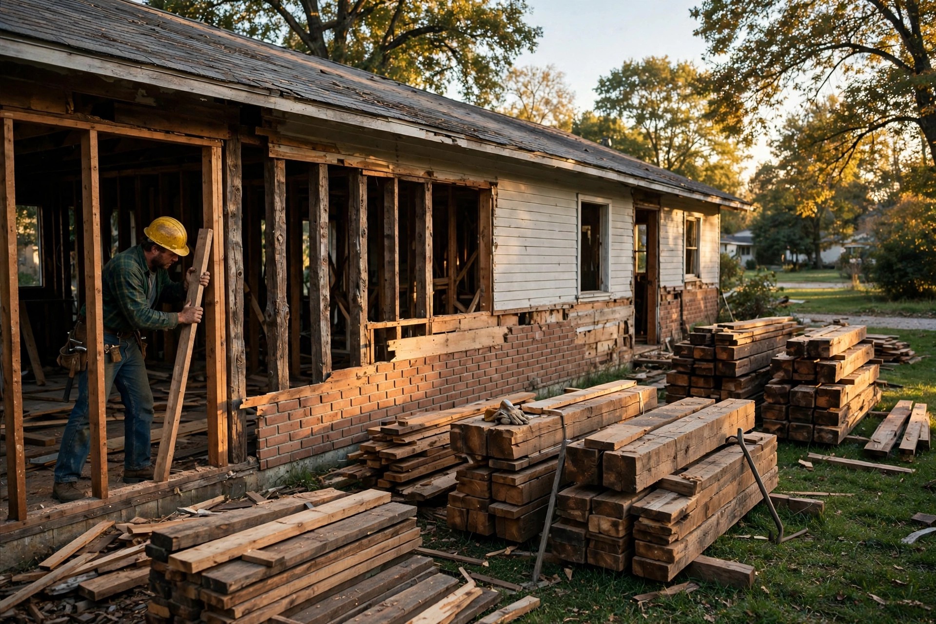 Your Teardown Is Holding $3,280 in Lumber. The Excavator Will Never Know.