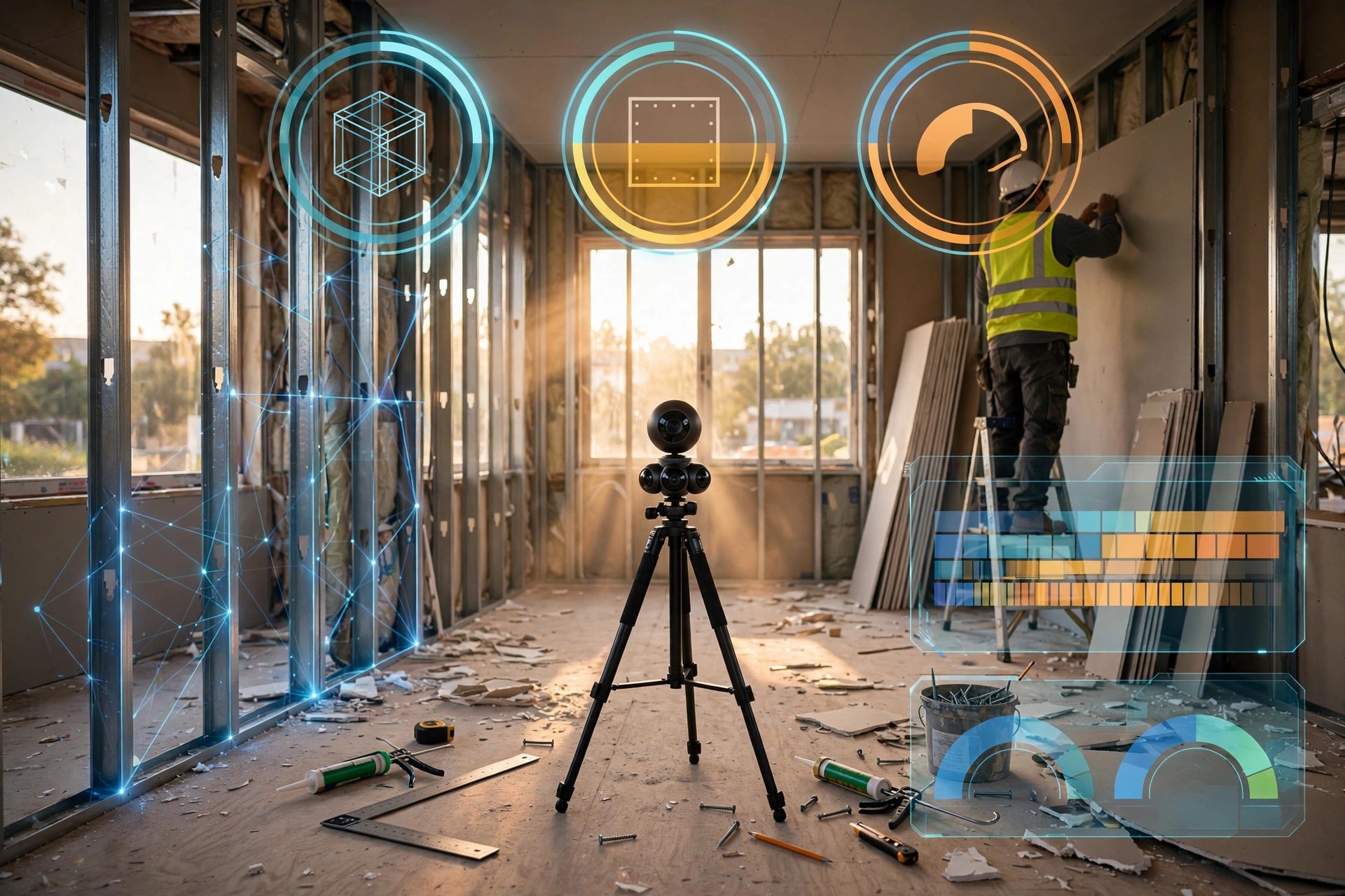 Your Drywall Sub Spent 48 Hours This Week Counting Walls. The AI Did It From Photos.