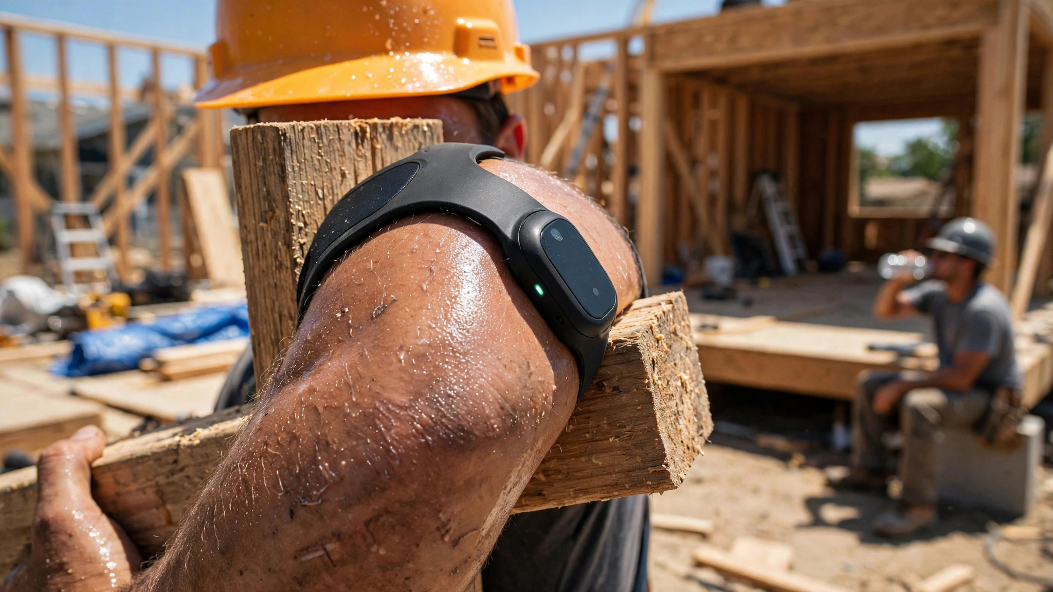 A $1,000 Armband Can Predict Heat Stroke Twenty Minutes Early. Most Builders Still Use the Buddy System.