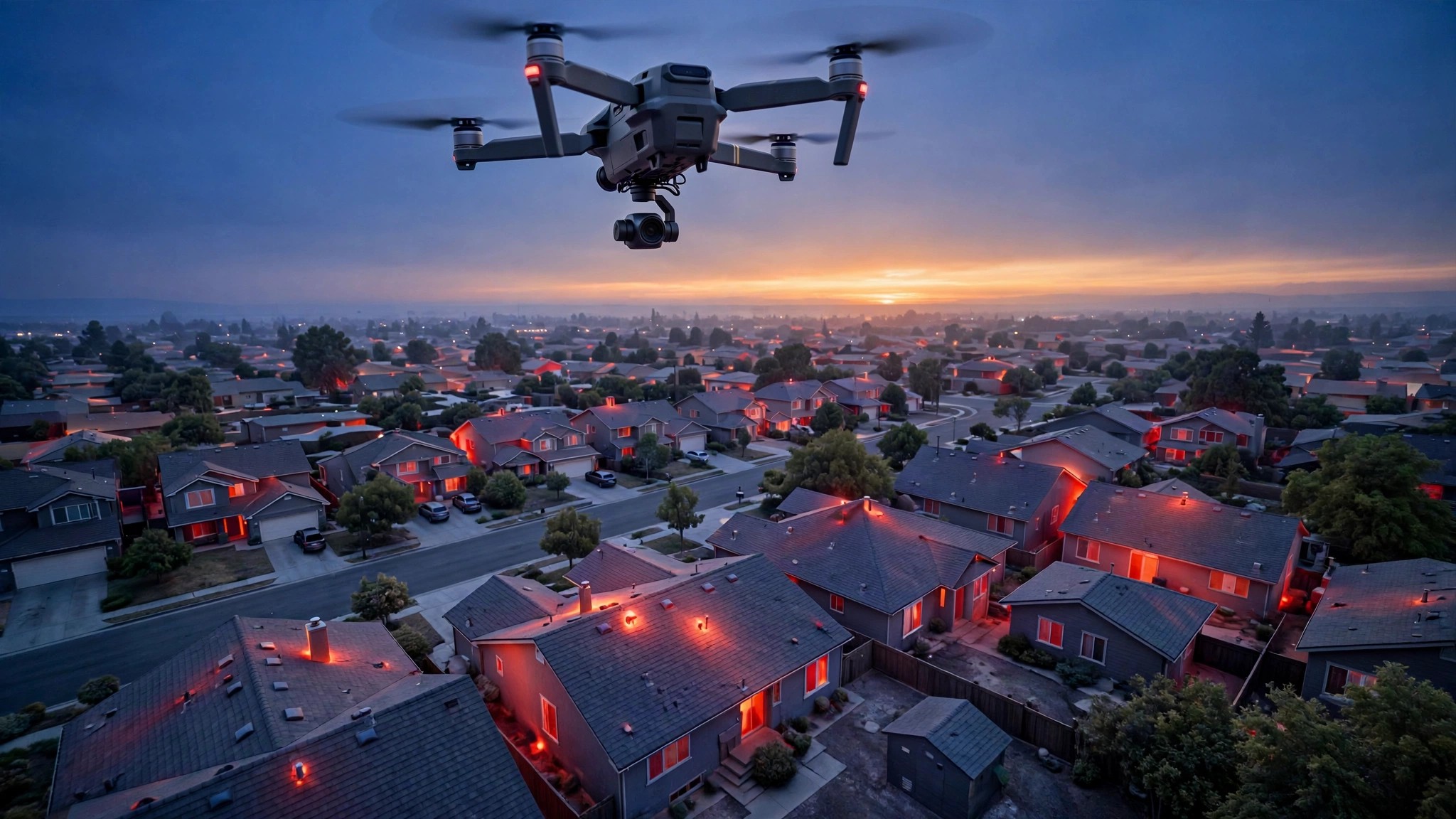 Your Energy Auditor Spent 90 Minutes in Your House. A Thermal Drone Scanned 500 Homes That Afternoon. The AI Found What He Missed.