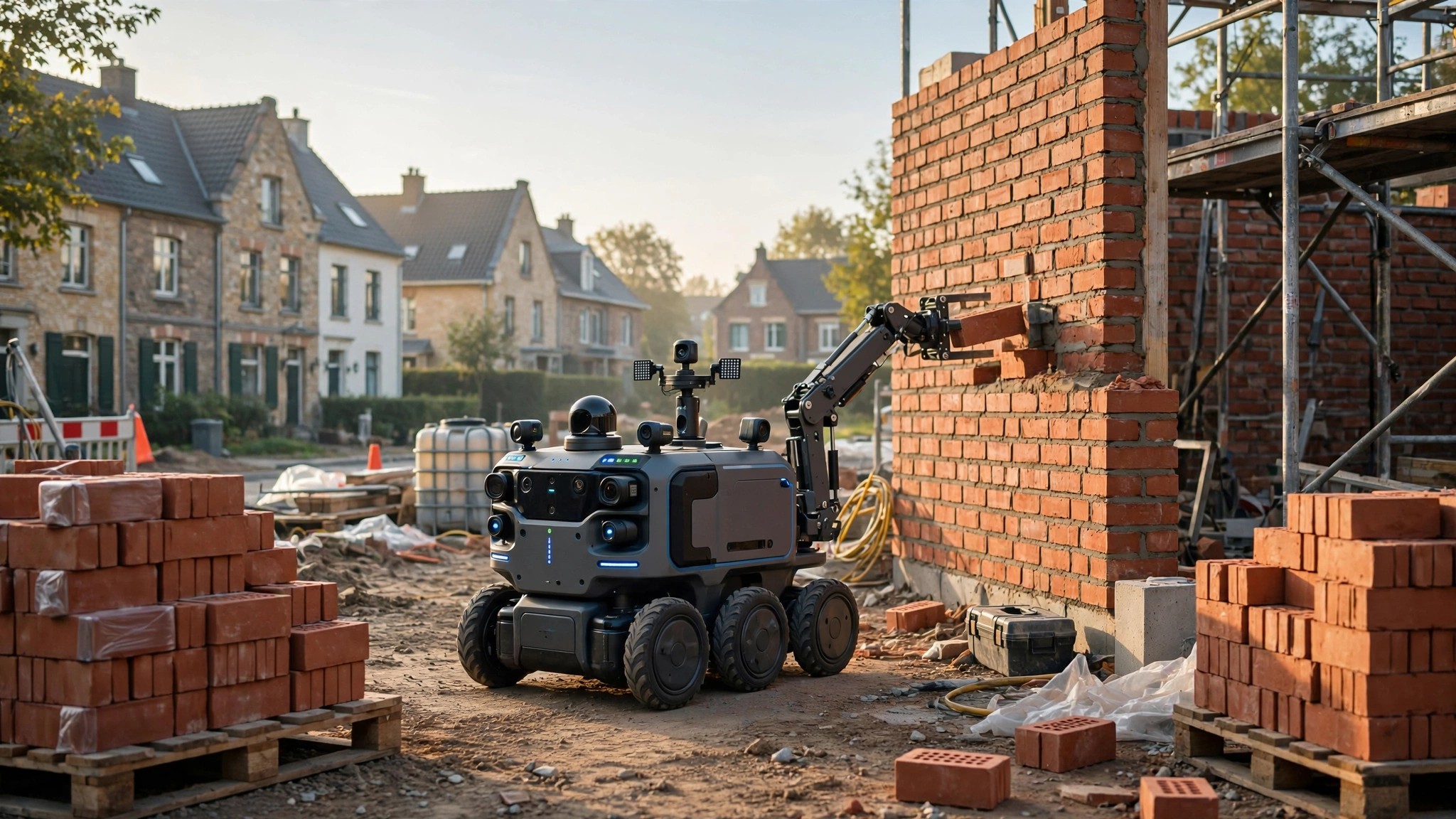 A Robot Laid the Bricks on 100 European Homes. It's Coming to America. America Stopped Building With Brick.