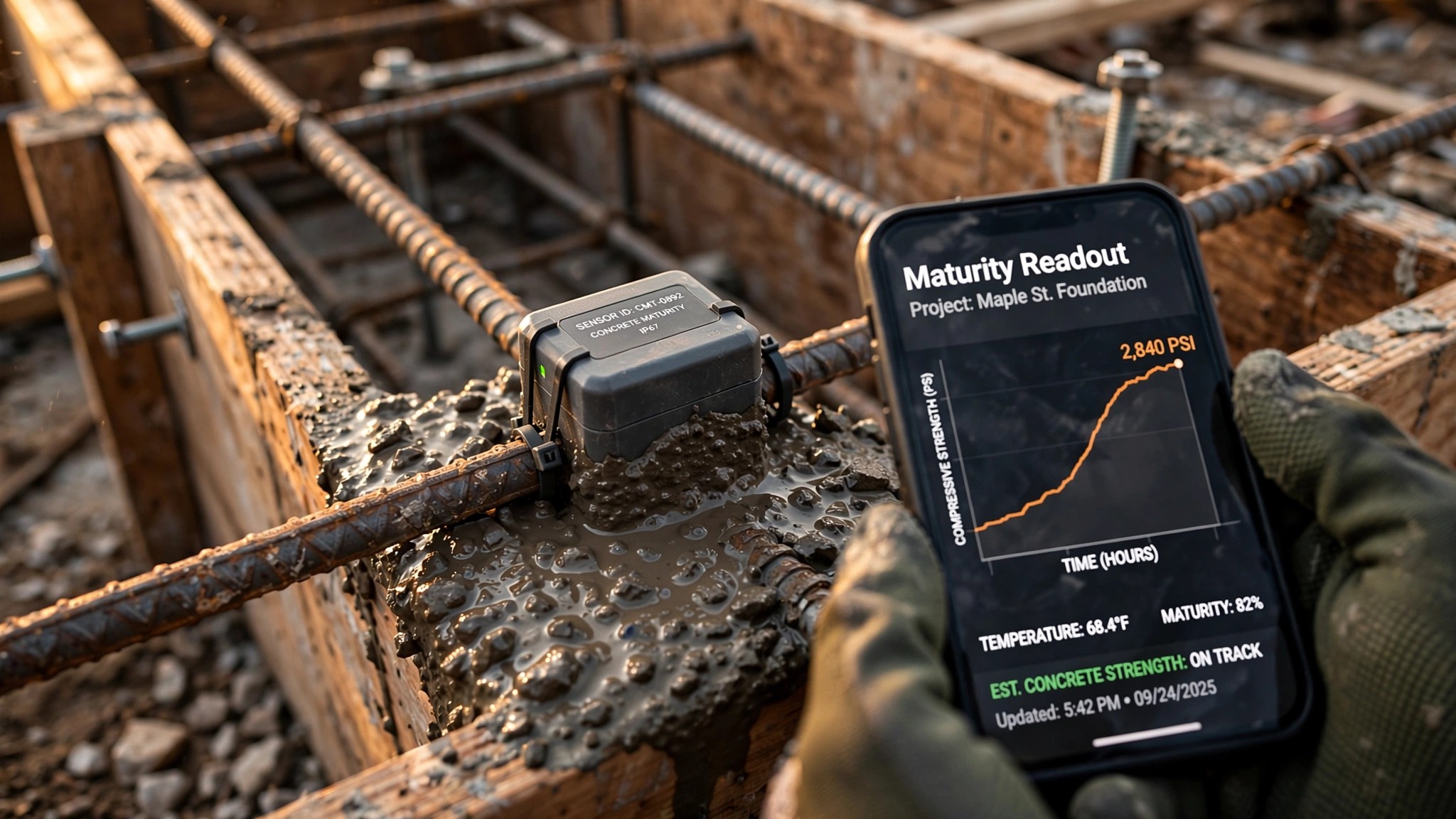 Your Foundation Hit 3,000 PSI in 30 Hours. Nobody Checked Until Day Seven.