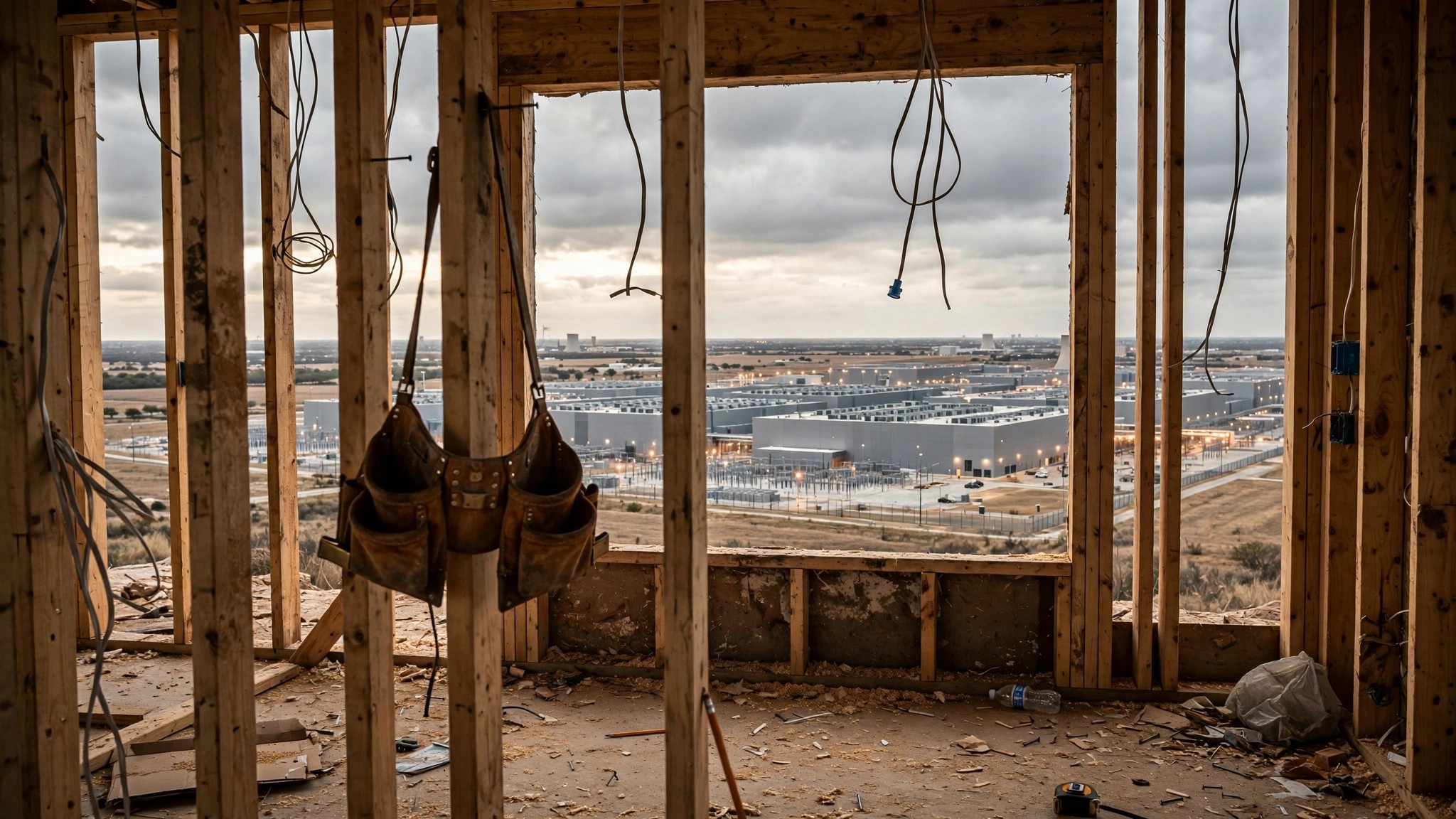 Your Builder's Electrician Quit Last Month. He's Wiring a Data Center for Twice the Pay.