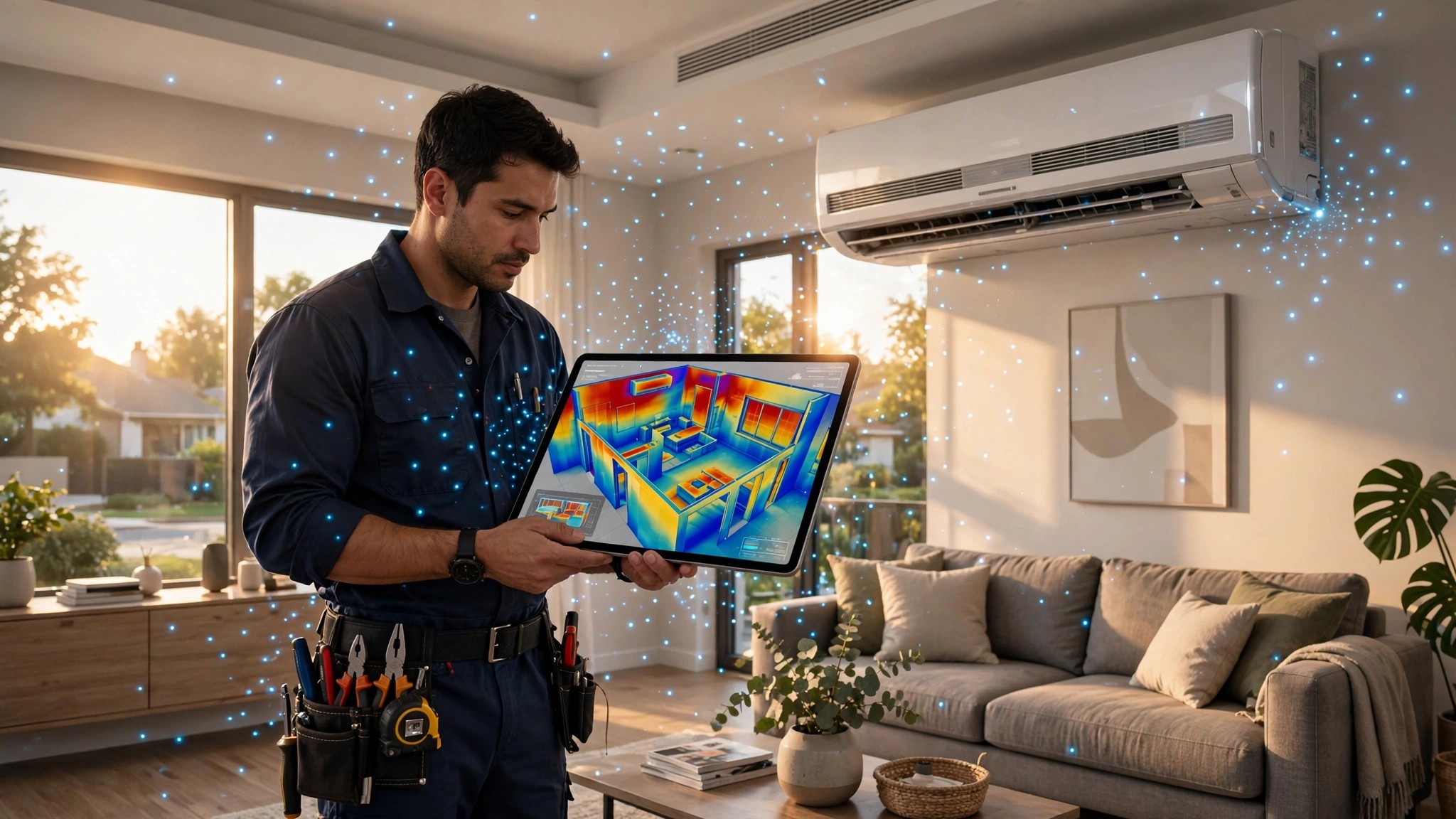 Your HVAC Contractor Sized Your System by Gut Feel. A LiDAR Scanner Got It Right in 10 Minutes.