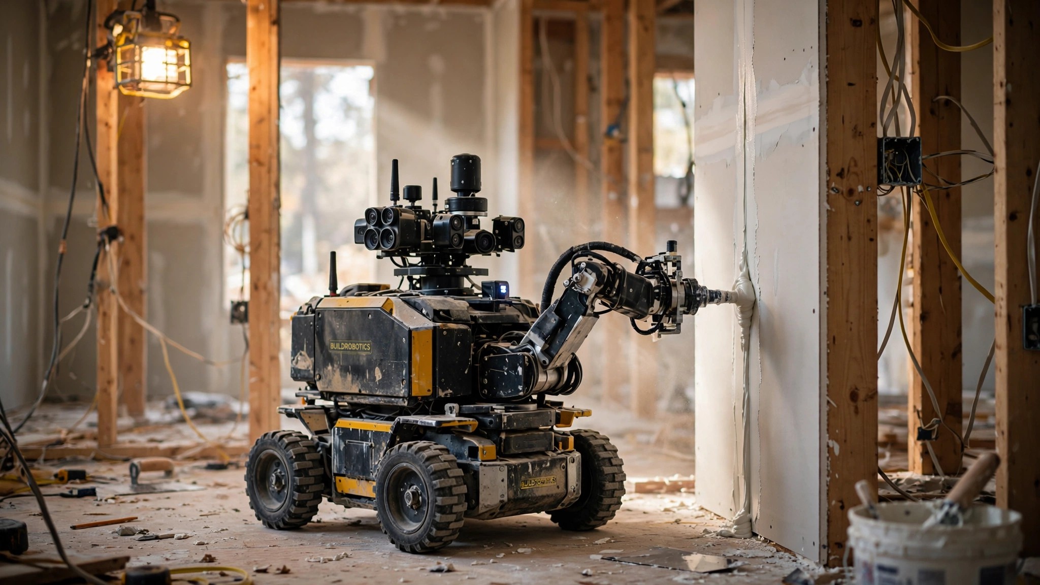 An 800-Pound Robot Finishes Drywall in Two Days. Your Crew Does It in Five.